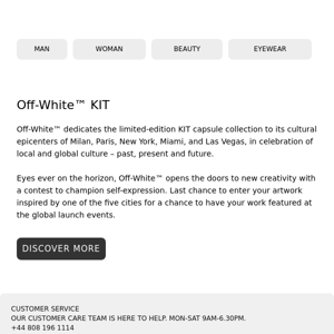 Last chance to submit your artwork - Off White