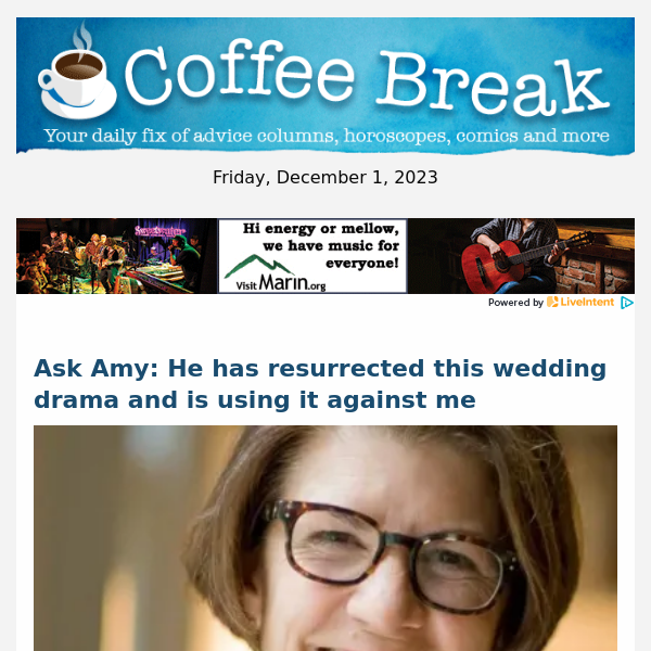 Ask Amy: He has resurrected this wedding drama and is using it against me
