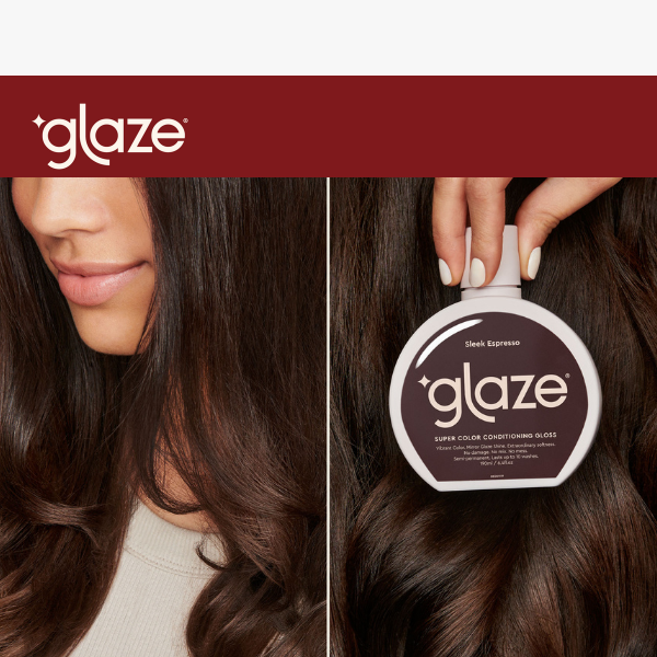 Sleek Espresso Brunette Super Color Conditioning Hair Gloss - Glaze