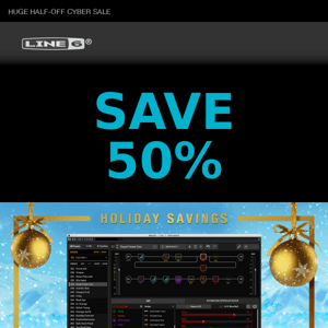 Save 50% on the Helix Native Plugin!
