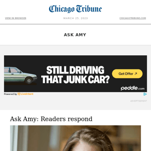 Ask Amy: Readers respond