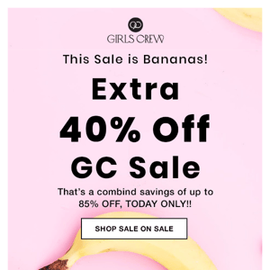 Up to 85% OFF! Today Only