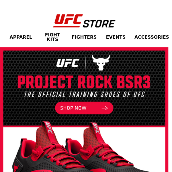 UFC Project Rock BSR3 - Out Now - UFC Store