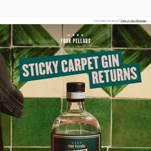 IT’S COMING | The return of Sticky Carpet Gin
