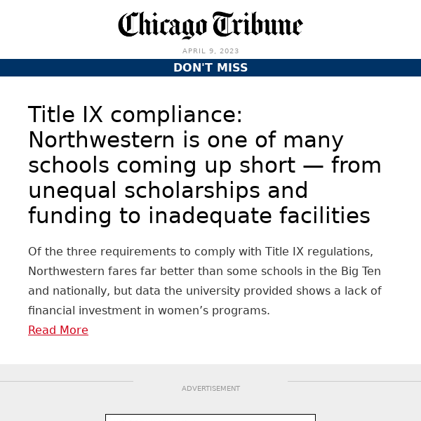 Title IX at Northwestern: How does university rate?