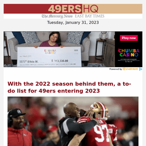 With the 2022 season behind them, a to-do list for 49ers entering 2023
