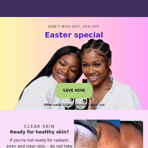 EASTER SALE!