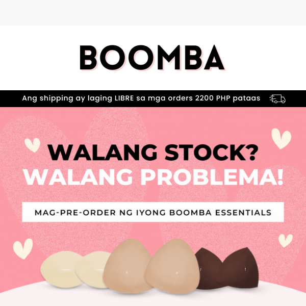 JUST IN: Mag Pre-order na ng iyong BOOMBA faves 📦✨