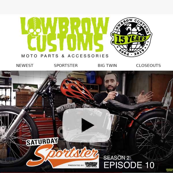 EPISODE 10 OUT NOW 🖤 Saturday Sportster Season Two - Lowbrow Customs
