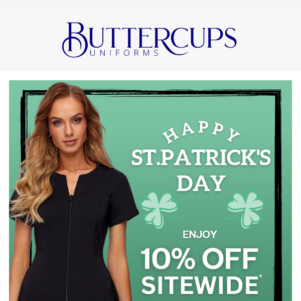 10% OFF Site Wide for St. Patrick's Weekend ☘