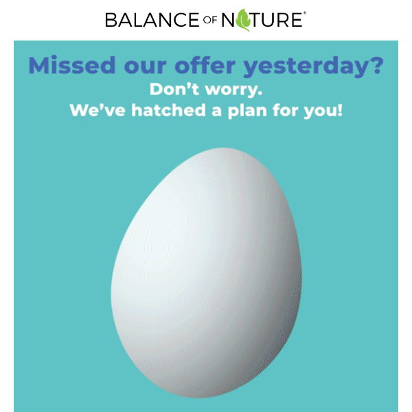 Check out our EGGS-TENDED Easter offer!