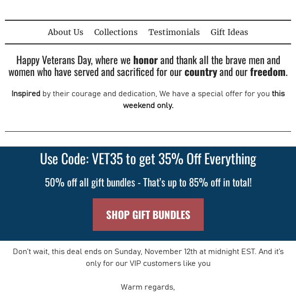  🎖️  How to save up to 85% this Veterans Day weekend 💸