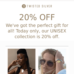 20% OFF & FREE GIFT!