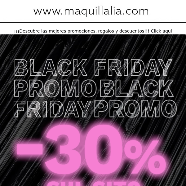 💥 Non dimenticare... Black Friday -30% sul web! 💥