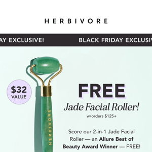 FREE Jade Roller! Black Friday Only!