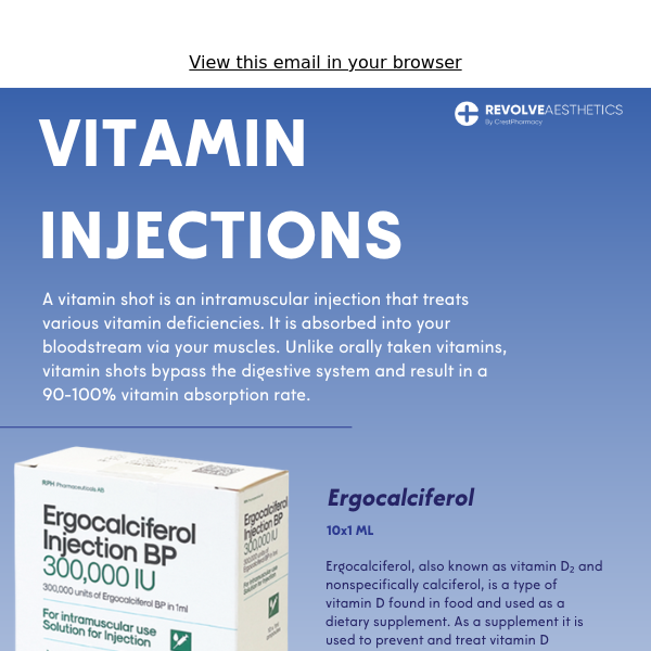 Boost Your Body's Well-Being with Vitamin Injections!✨