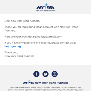 Welcome to NYRR