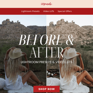 Before/After effects with Lightroom presets!🔥