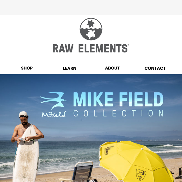 Mike Field Collection is here! Apparel | Umbrellas | Towels