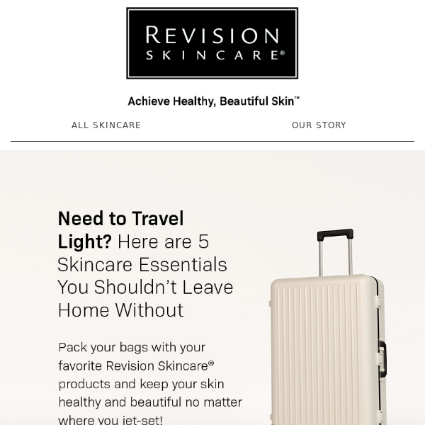 INSIDE: 5 Revision Skincare® Essentials You Shouldn't Travel Without