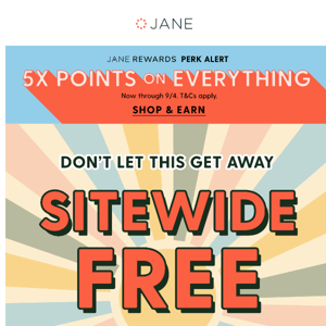 Labor Day steals + SITEWIDE FREE SHIPPING!