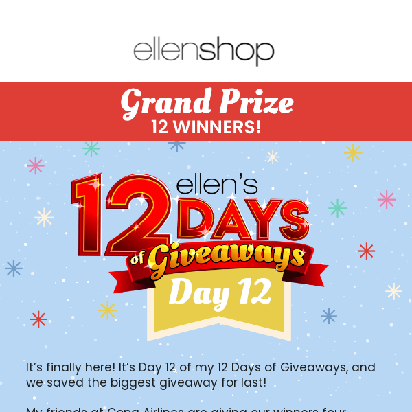 It's Day 12 of 12 Days! The Grand Prize Copa Airlines Giveaway is here!
