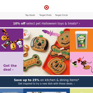 10% off pet Halloween toys & treats 😸🐶