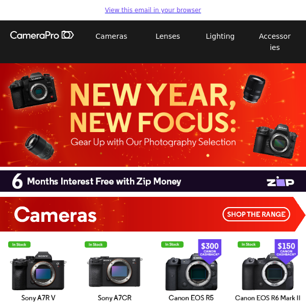 Snap Into the New Year: Top Photography Gear Awaits You