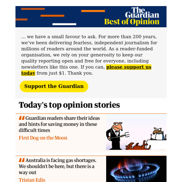 The best of Guardian Opinion Australia