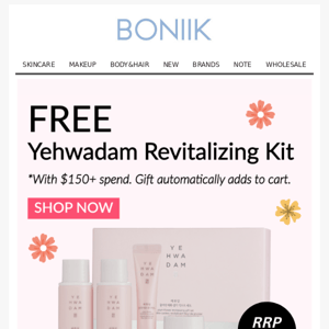 Your FREE Yehwadam Revitalizing Kit 😍 plus our Holy Grail ingredients for younger looking skin!