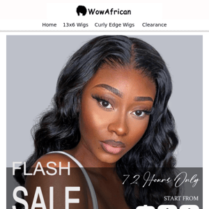 ⏰ 🔥NOW ON! ONLY 72 Hrs Flash Sale & Start At $79 360 Wigs
