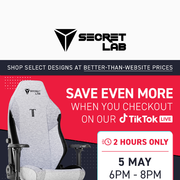 Starting Soon | Up to $245 OFF select TITAN Evo designs
