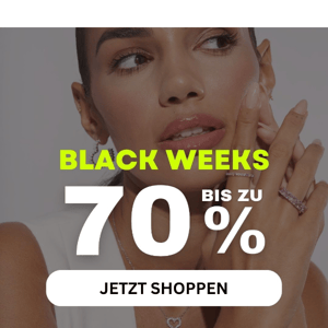 Bis zu -70% Black Weeks starten jetzt