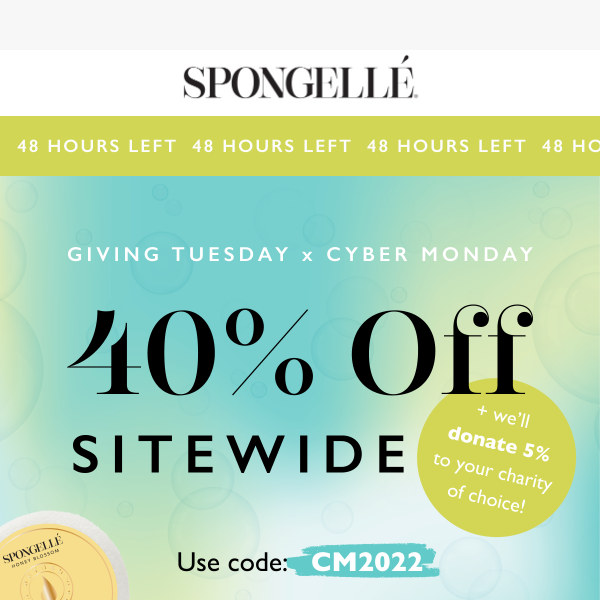 Save 40% off sitewide