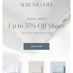 Almost Over: Up to 35% Off Sheets