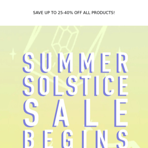 SUMMER SOLSTICE SALE 💥🎉🚨