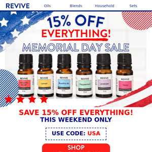 15% OFF Memorial Day Sale STARTS NOW 😍😍😍