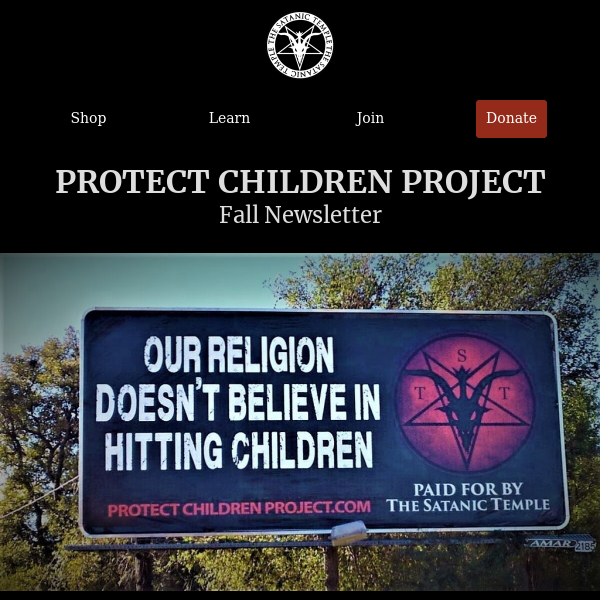 TST's Protect Children Project Fall 2023 Newsletter