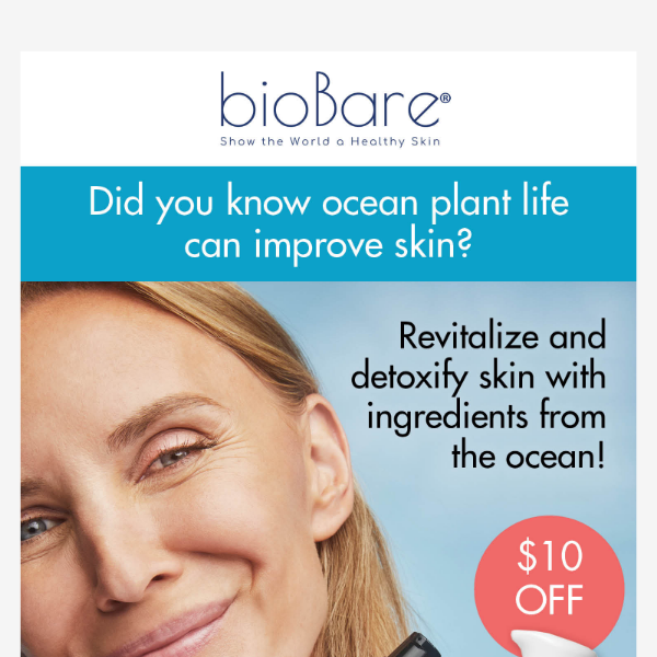 Have you heard that ocean ingredients can benefit your skin? 🌊
