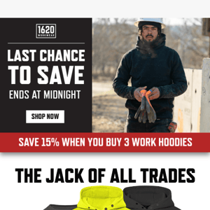 Your Chance to Save 15% Expires at Midnight