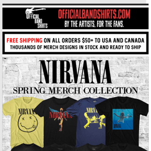 NEVERMIND! 🎸 The Spring '23 Nirvana Collection is HERE