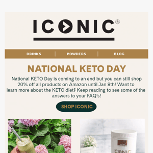 National KETO Day is Coming to an End...