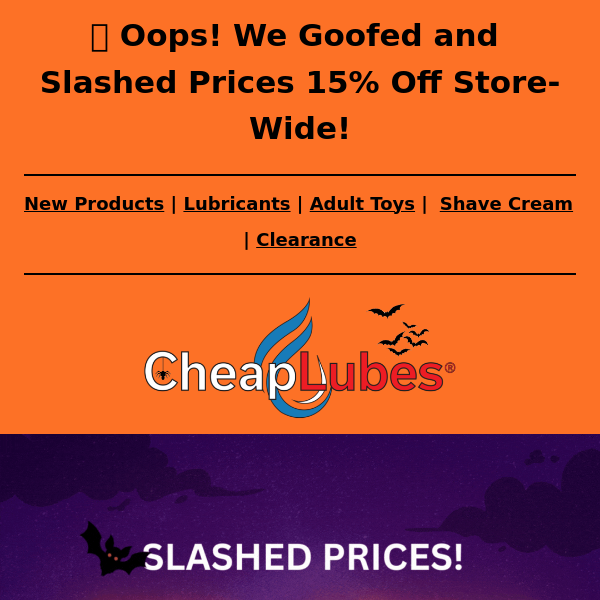 🎃15% Off Everything! Oops We Goofed and Slashed Prices!