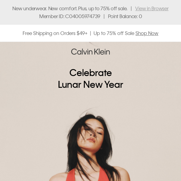 The Lunar New Year Collection - Calvin Klein