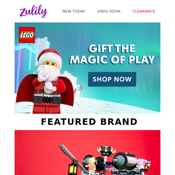 LEGO® FREE shipping + Up to 20% off