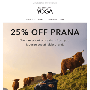 25% OFF prAna!!!