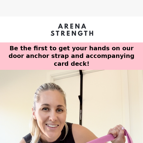 ⭐ PRE-ORDER NOW ⭐ Anchor strap + Body Card Deck II - Arena Strength