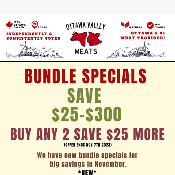 Bundle and Save!🥩-Limited Time November Special