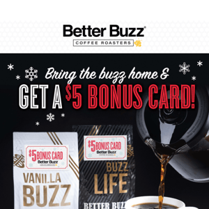 You deserve a $5 Bonus Card 💰