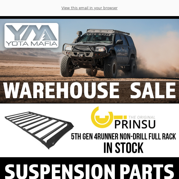 YM | Warehouse Sale, Still Time to Save!